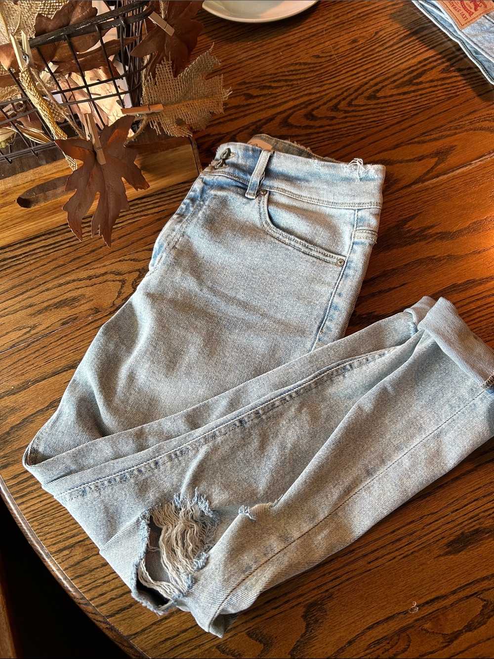 Kancan Vintage Wash Distressed Women’s Jeans